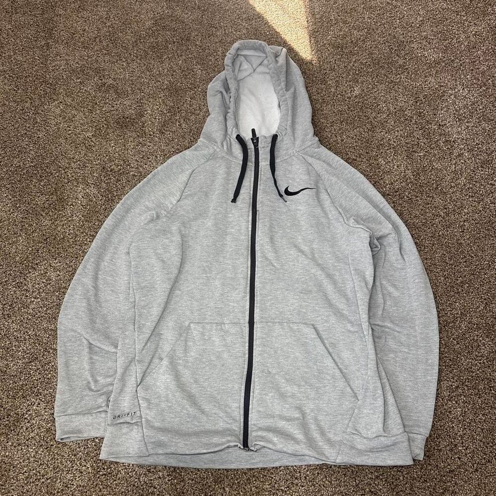 Nike Men's Grey Hoodie